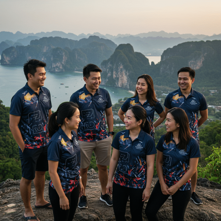 รับผลิต เสื้อพิมพ์ลาย กระบี่ โดยโรงงาน KDC SPORT