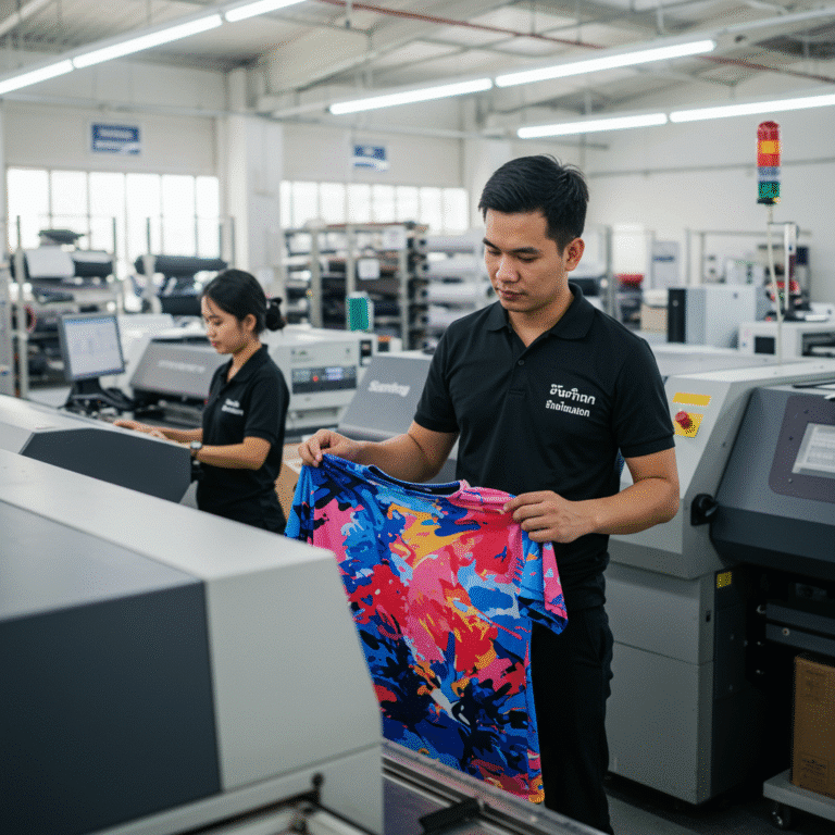 รับผลิต เสื้อพิมพ์ลาย กำแพงเพชร โดยโรงงาน KDC SPORT