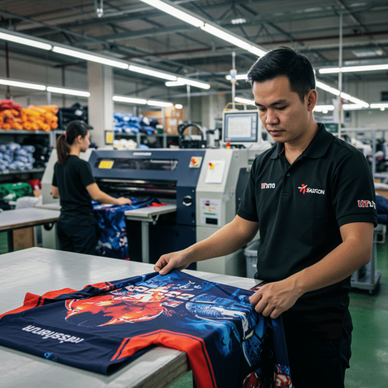 รับผลิต เสื้อพิมพ์ลาย ฉะเชิงเทรา โดยโรงงาน KDC SPORT