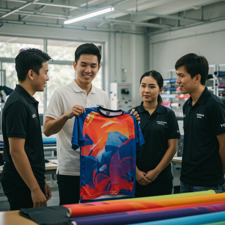 รับผลิต เสื้อพิมพ์ลาย นครราชสีมา โดยโรงงาน KDC SPORT