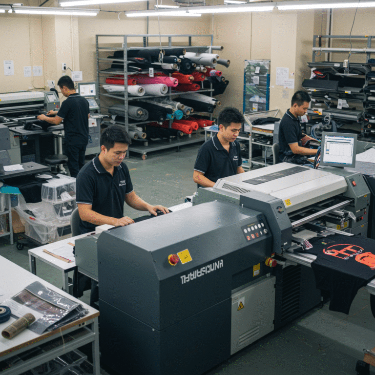 รับผลิต เสื้อพิมพ์ลาย บุรีรัมย์ โดยโรงงาน KDC SPORT