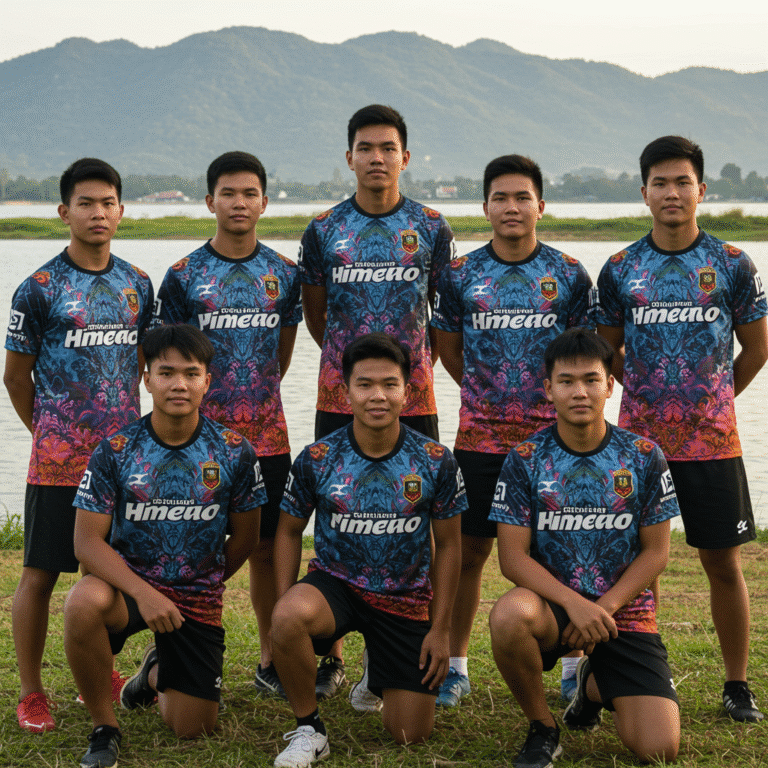 รับผลิต เสื้อพิมพ์ลาย พะเยา โดยโรงงาน KDC SPORT