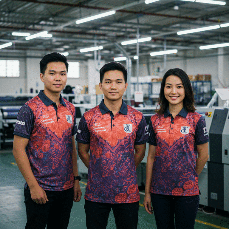 รับผลิต เสื้อพิมพ์ลาย ลำปาง โดยโรงงาน KDC SPORT