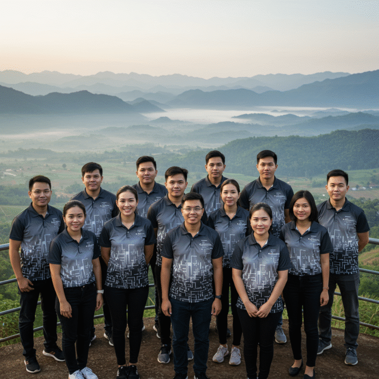 รับผลิต เสื้อพิมพ์ลาย เลย โดยโรงงาน KDC SPORT