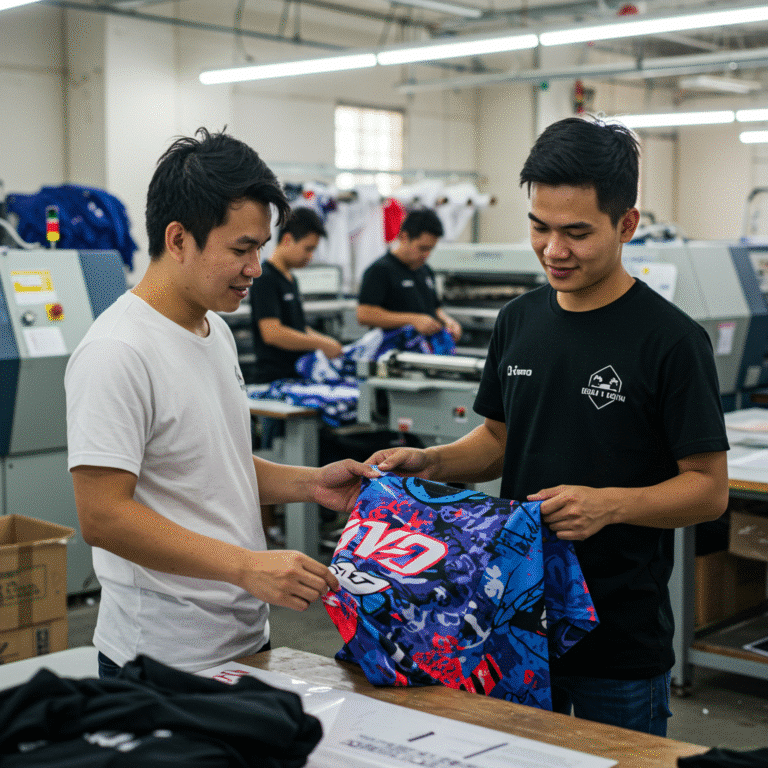 รับผลิต เสื้อพิมพ์ลาย สกลนคร โดยโรงงาน KDC SPORT