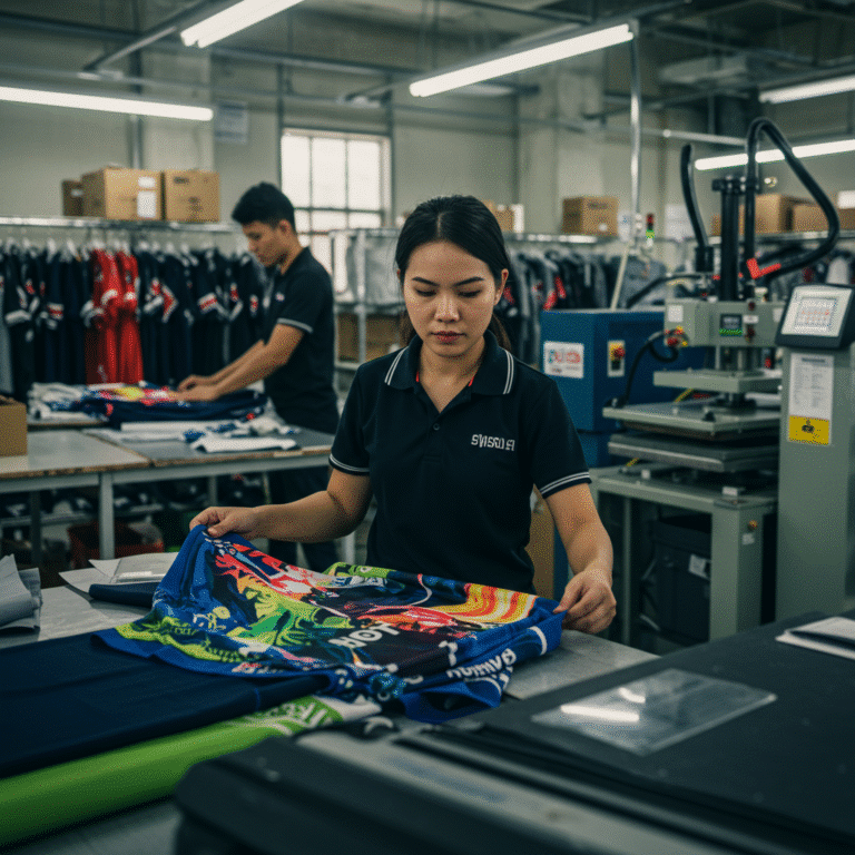 รับผลิต เสื้อพิมพ์ลาย สตูล โดยโรงงาน KDC SPORT