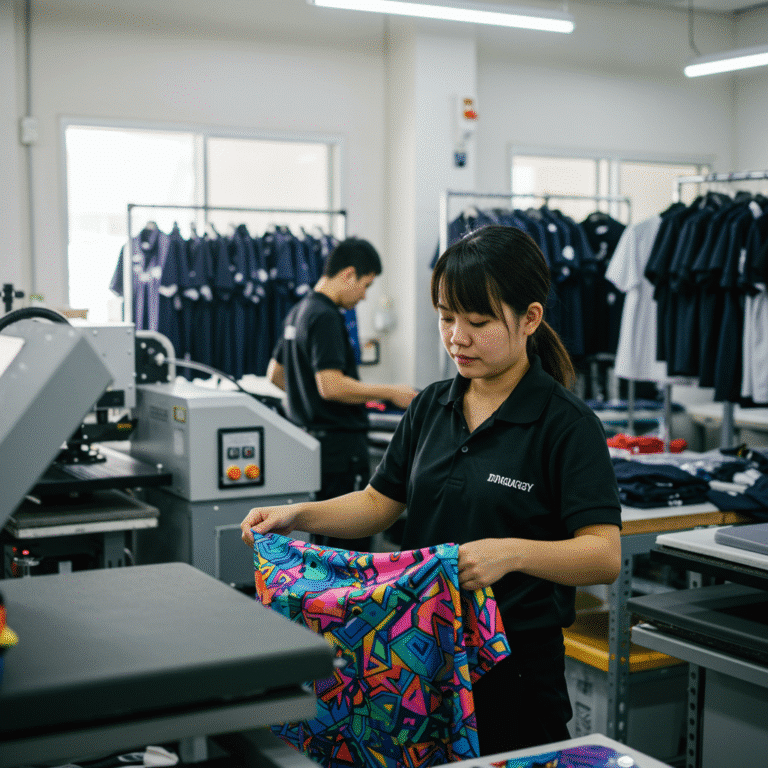 รับผลิต เสื้อพิมพ์ลาย สระแก้ว โดยโรงงาน KDC SPORT