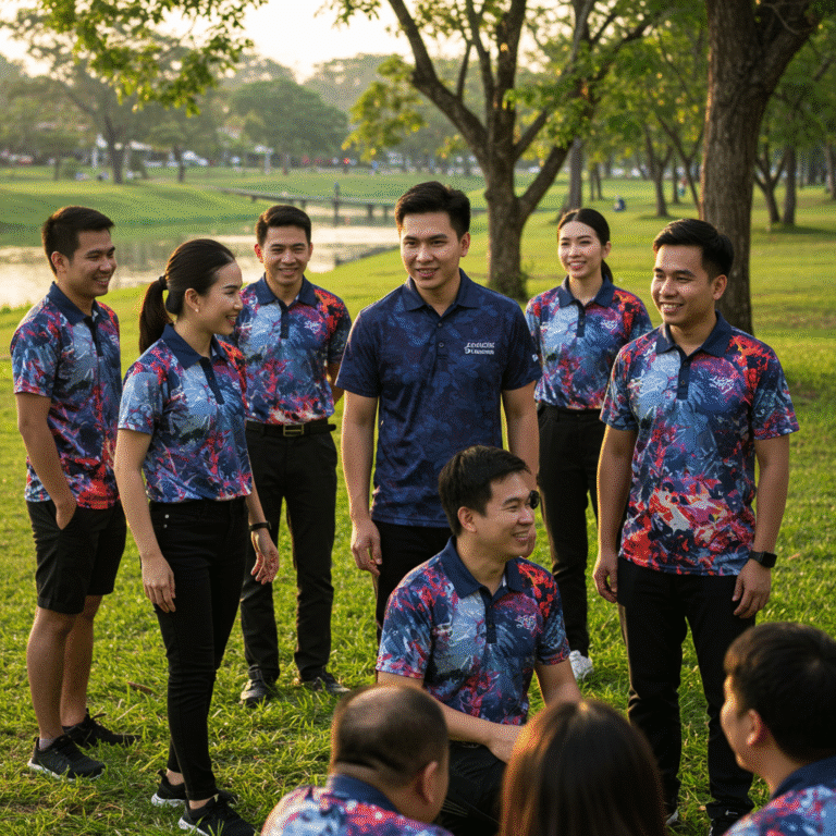 รับผลิต เสื้อพิมพ์ลาย สิงห์บุรี โดยโรงงาน KDC SPORT