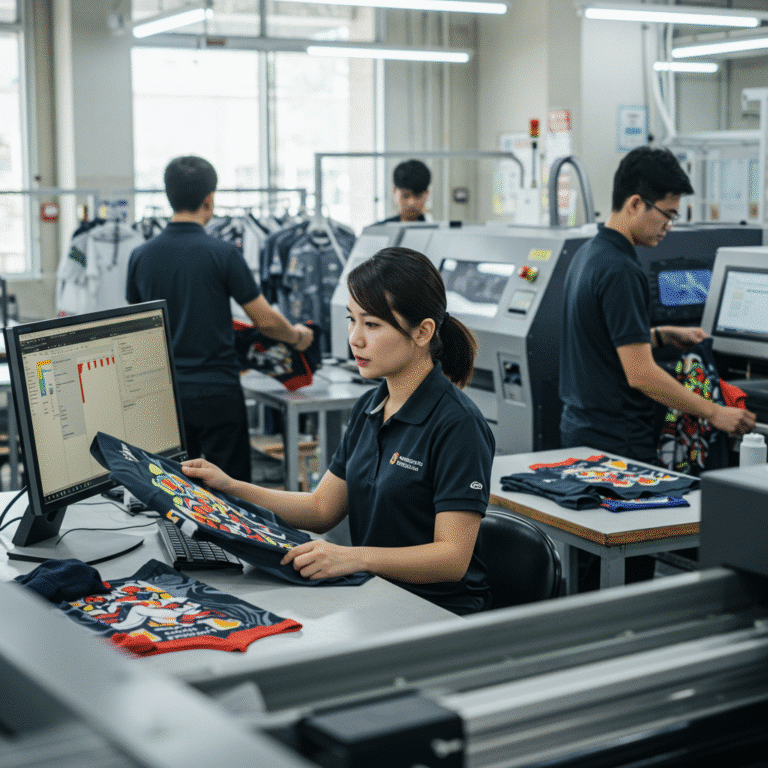 รับผลิต เสื้อพิมพ์ลาย สุรินทร์ โดยโรงงาน KDC SPORT
