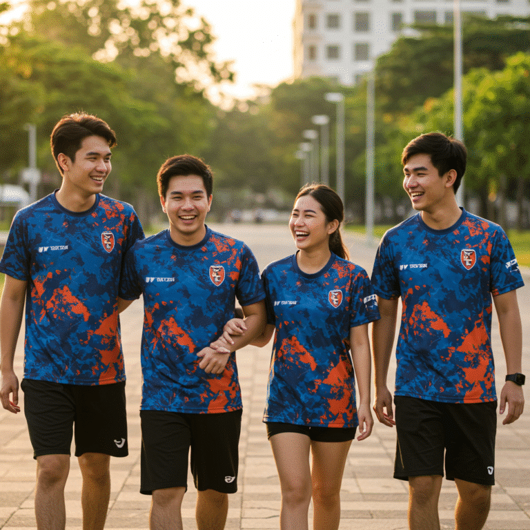 รับผลิต เสื้อพิมพ์ลาย อุดรธานี โดยโรงงาน KDC SPORT