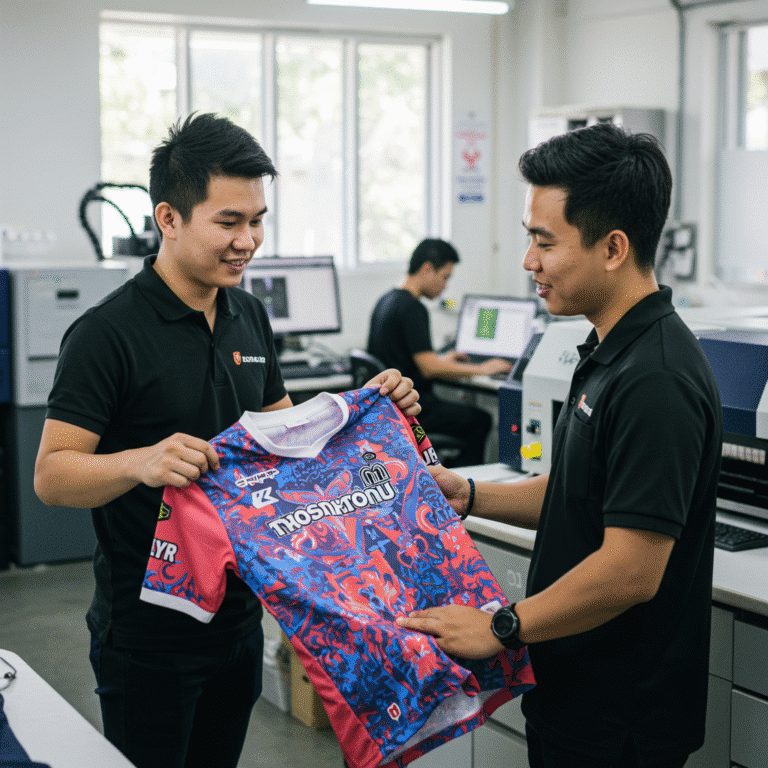 รับผลิต เสื้อพิมพ์ลาย อุบลราชธานี โดยโรงงาน KDC SPORT