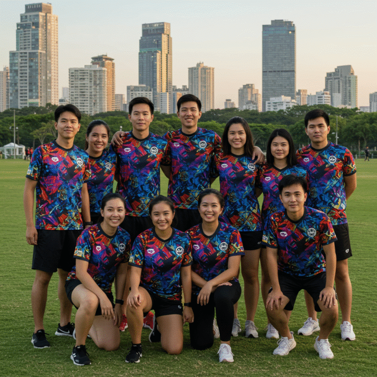 เสื้อกีฬาพิมพ์ลาย กรุงเทพมหานคร ผลิตโดย KDC SPORT