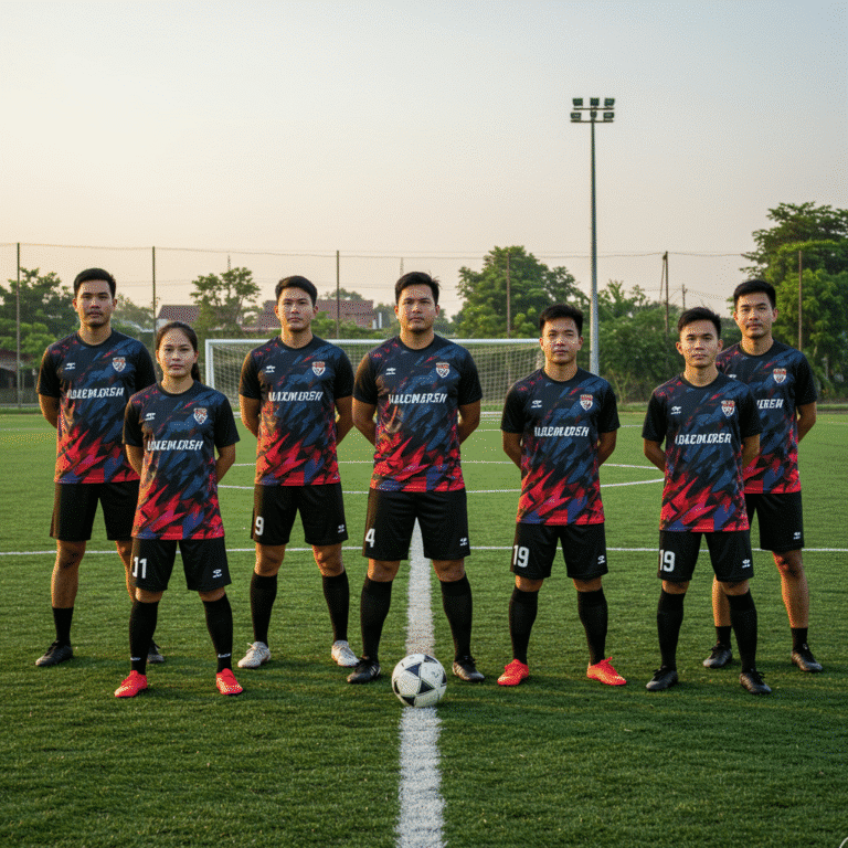 เสื้อกีฬาพิมพ์ลาย กาฬสินธุ์ ผลิตโดย KDC SPORT