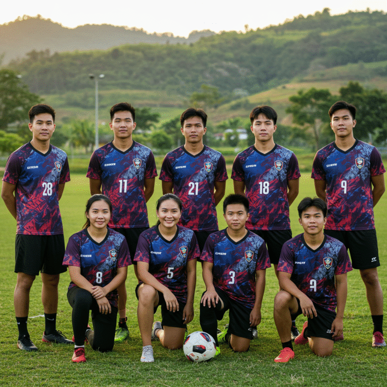 เสื้อกีฬาพิมพ์ลาย ชัยภูมิ ผลิตโดย KDC SPORT