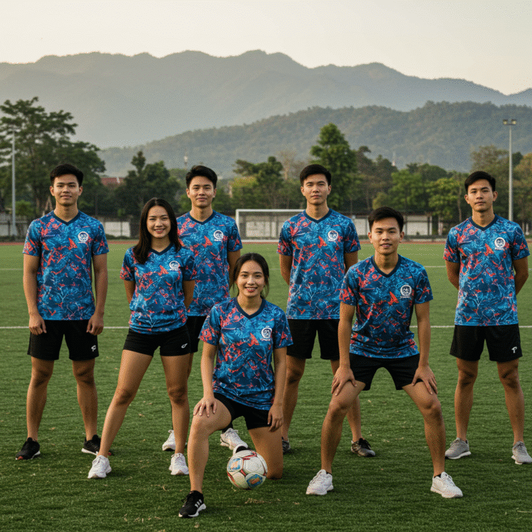 เสื้อกีฬาพิมพ์ลาย เชียงใหม่ ผลิตโดย KDC SPORT