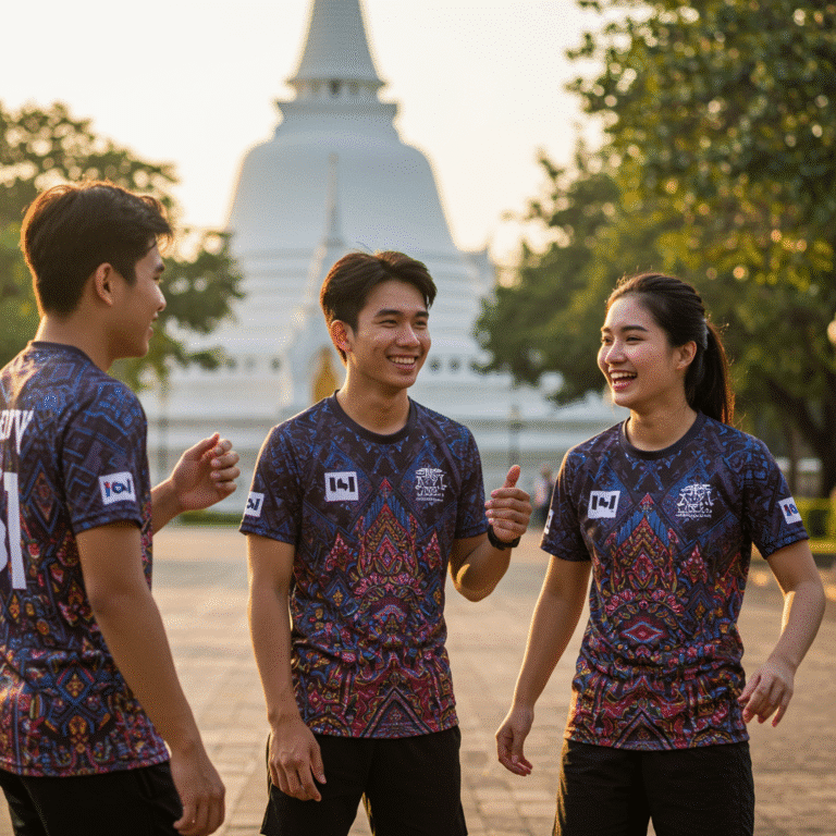 เสื้อกีฬาพิมพ์ลาย นครศรีธรรมราช ผลิตโดย KDC SPORT