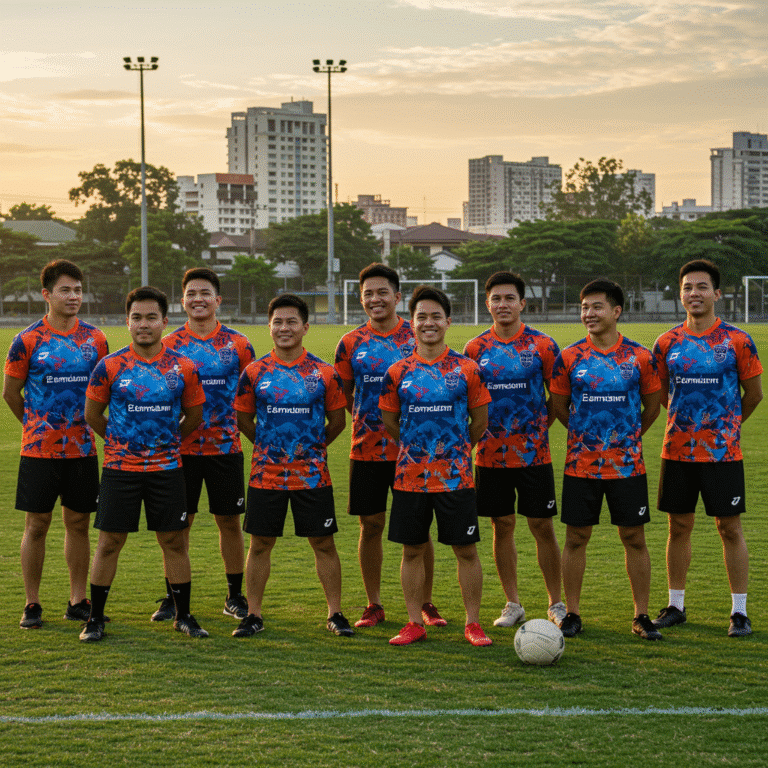 เสื้อกีฬาพิมพ์ลาย บุรีรัมย์ ผลิตโดย KDC SPORT