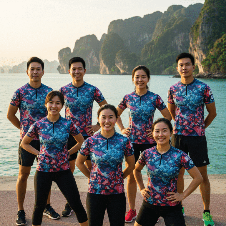 เสื้อกีฬาพิมพ์ลาย พังงา ผลิตโดย KDC SPORT
