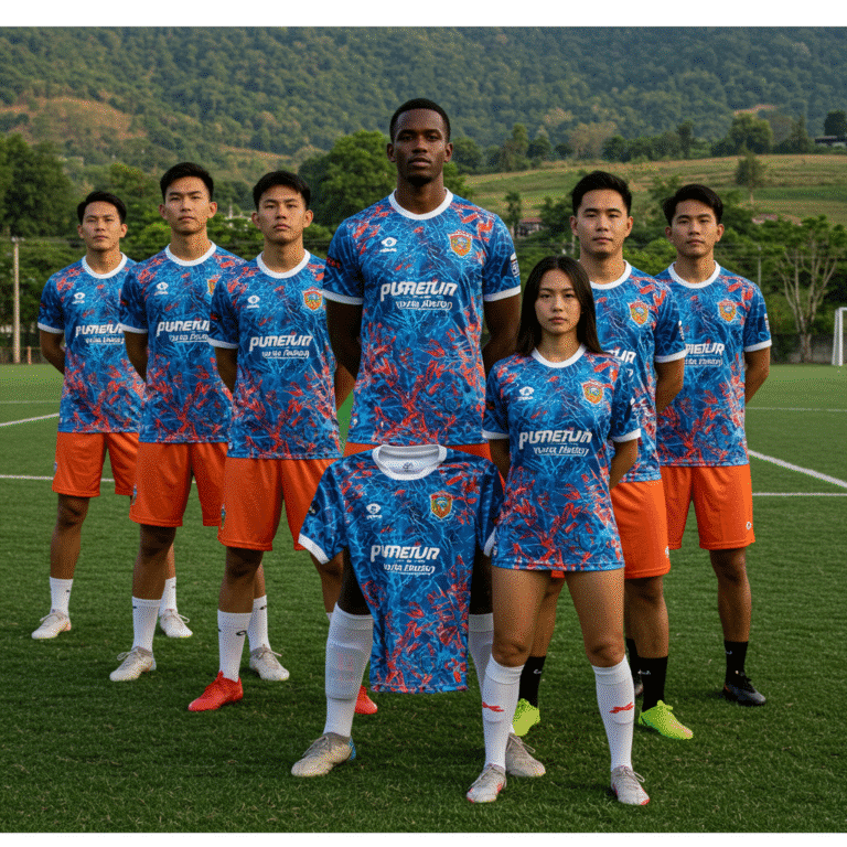 เสื้อกีฬาพิมพ์ลาย แพร่ ผลิตโดย KDC SPORT