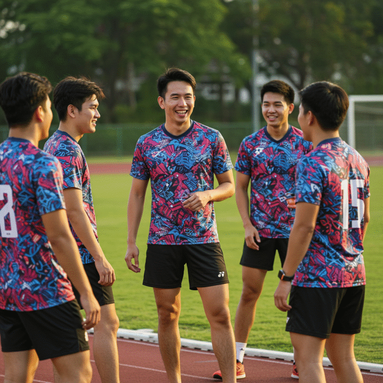 เสื้อกีฬาพิมพ์ลาย ระยอง ผลิตโดย KDC SPORT