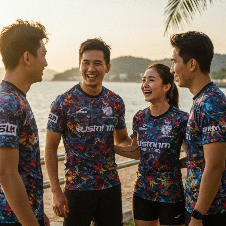 เสื้อกีฬาพิมพ์ลาย สงขลา ผลิตโดย KDC SPORT