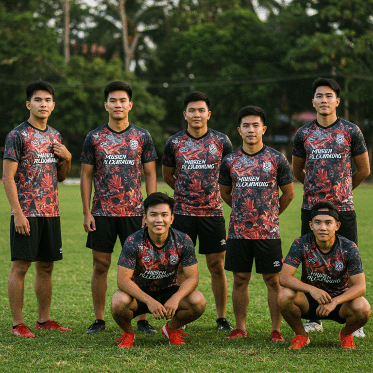 เสื้อกีฬาพิมพ์ลาย สตูล ผลิตโดย KDC SPORT