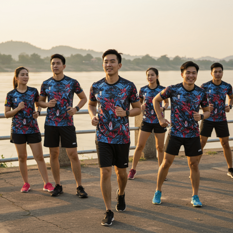 เสื้อกีฬาพิมพ์ลาย หนองคาย ผลิตโดย KDC SPORT