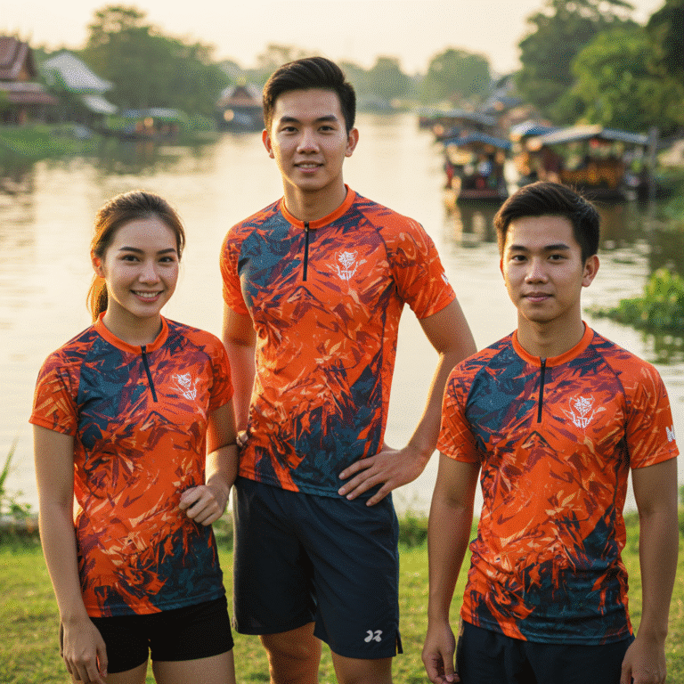 เสื้อกีฬาพิมพ์ลาย อุทัยธานี ผลิตโดย KDC SPORT