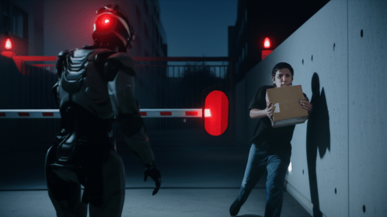 AI ยามหมู่บ้านคลั่ง! ล็อกดาวน์ไล่ล่าคนส่งของ