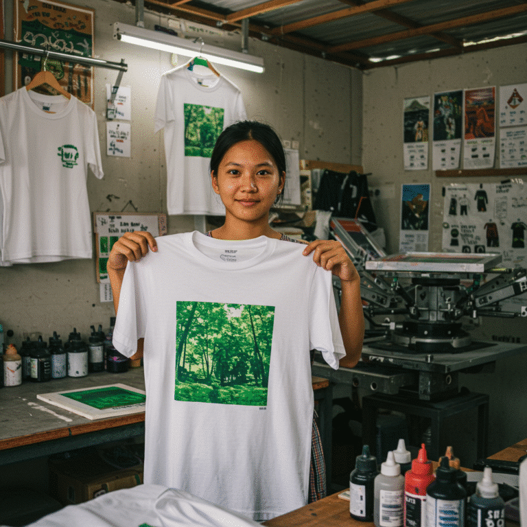 เสื้อยืดสู้เขื่อน! พลังสกรีนต้านเมกะโปรเจกต์รัฐ