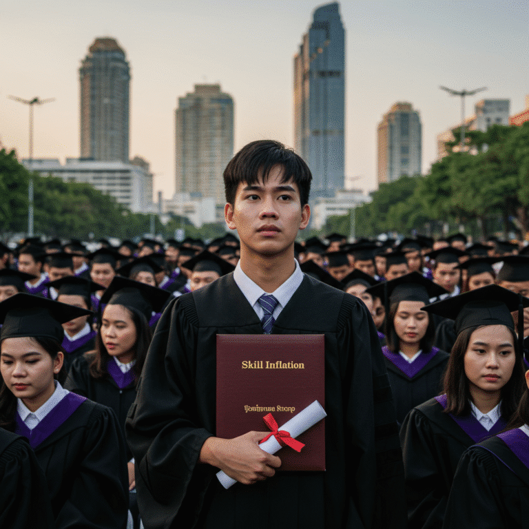 ใบปริญญาไม่พอ? Skill Inflation ภาวะคนล้นงานในไทย