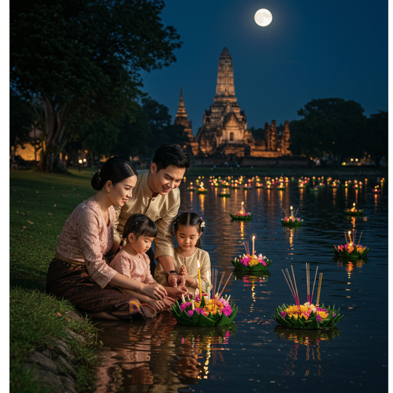 ลอยกระทง 2568 เช็คพิกัดจัดงานทั่วไทย-ตำนานวันขอขมาพระแม่คงคา