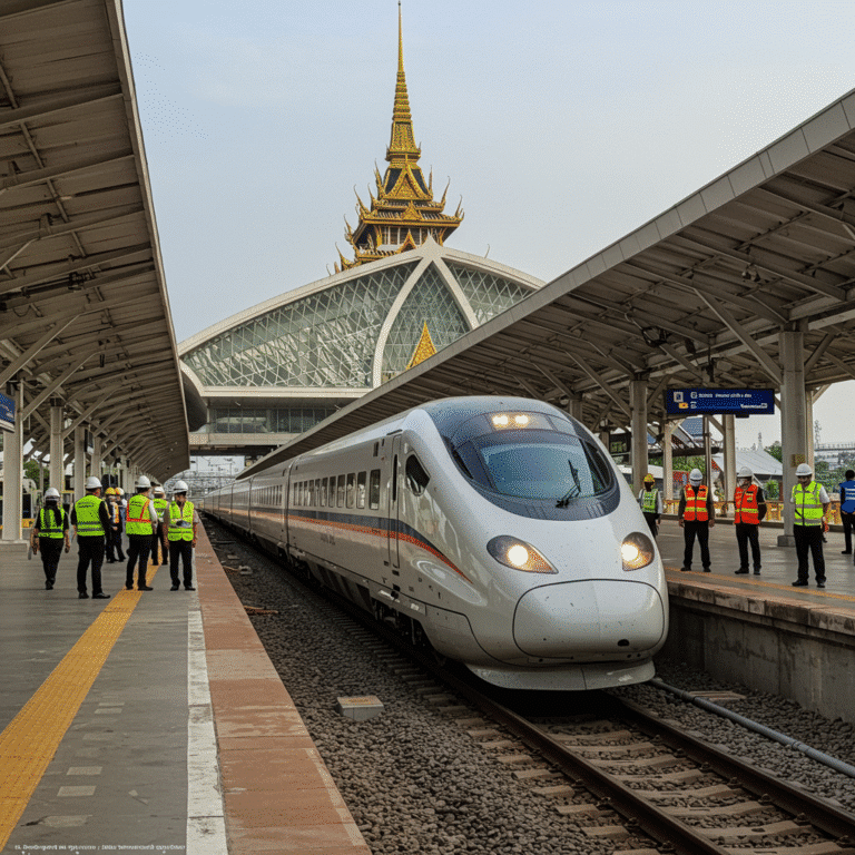 รถไฟเร็วสูงคืบ! เปิดภาพสถานีล่าสุด-ทดลองวิ่งเมื่อไหร่