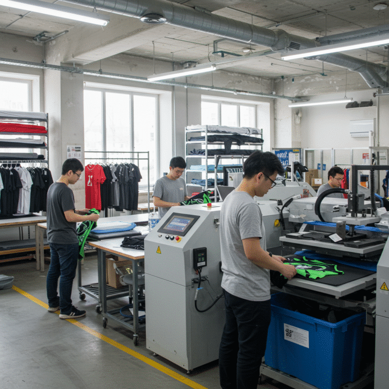 โรงงานผลิตเสื้อพิมพ์ลาย ราคาถูก KDC SPORT
