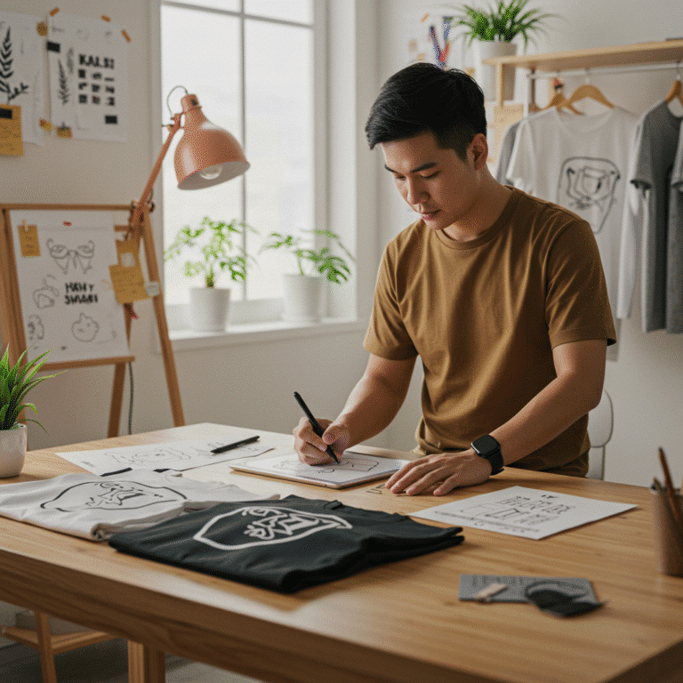 สร้างแบรนด์ง่ายๆ! เริ่มธุรกิจเสื้อสกรีนทุนน้อยหลักร้อย