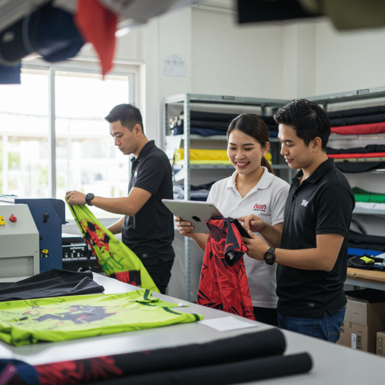รับผลิตเสื้อผ้าพิมพ์ลาย กาฬสินธุ์ โดยทีมงาน KDC SPORT