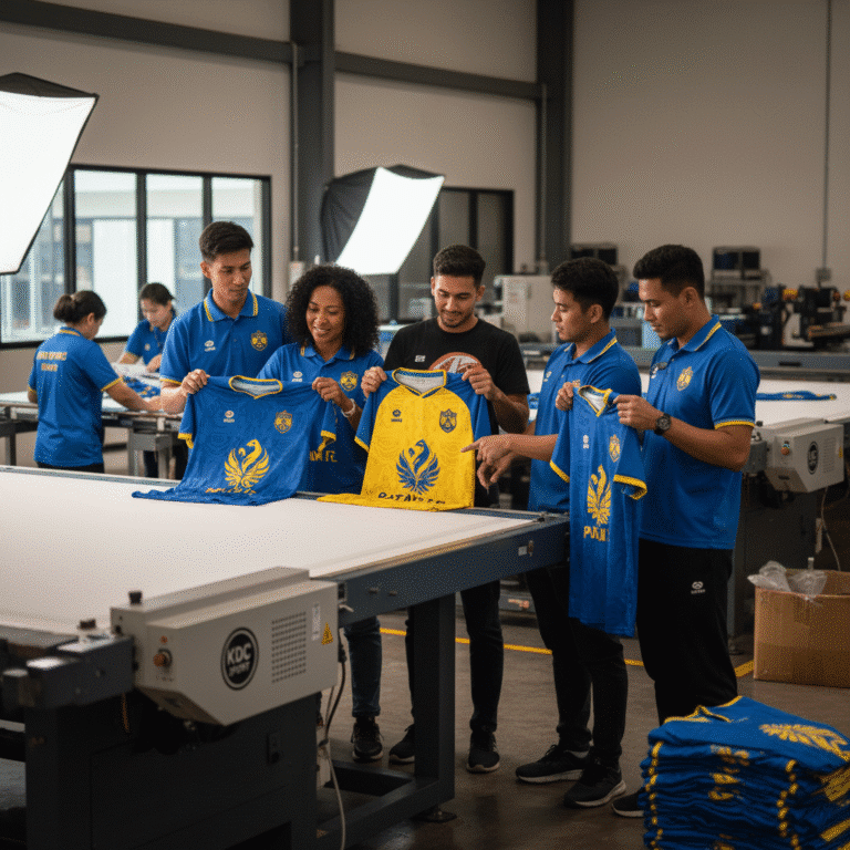 รับผลิตเสื้อพิมพ์ลาย ตราสัญลักษณ์ จังหวัดปัตตานี ผลิตโดย KDC SPORT