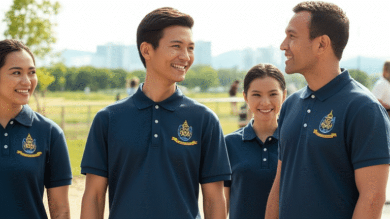 รับผลิตเสื้อพิมพ์ลายหน่วยงานราชการ KDC SPORT