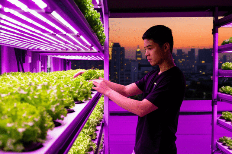 ผักสดกลางกรุงฯ ฟาร์มแนวตั้ง ทางเลือกหรือทางรอด?