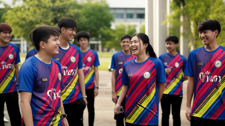 รับผลิตเสื้อพิมพ์ลาย มหาสารคาม โดย KDC SPORT