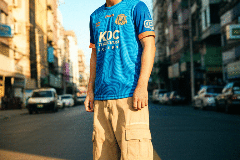 เสื้อบอลแฟชั่น ชลบุรี การันตีคุณภาพจาก KDC Sport