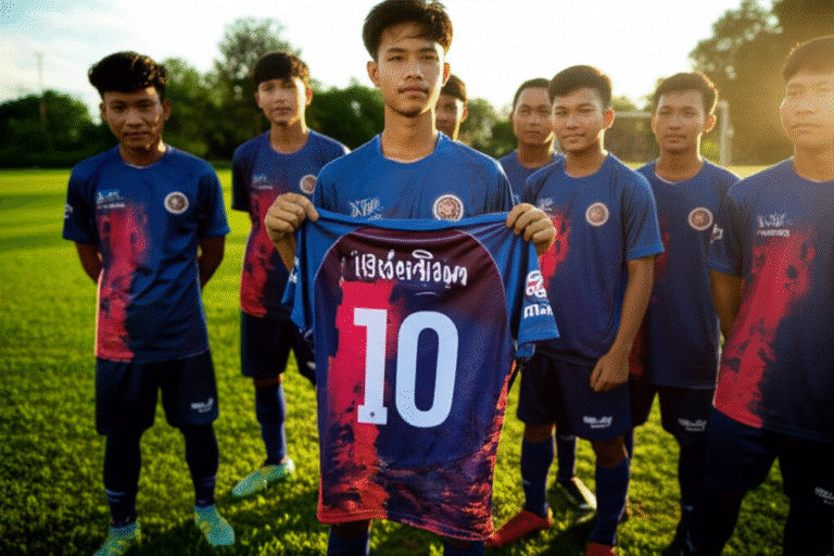 อยากทำเสื้อทีมฟุตบอล ศรีสะเกษ ผลิตโดย KDC Sport