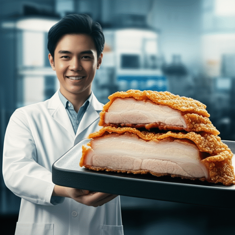 ช็อก! ‘หมูกรอบ 3D’ จากพืช อร่อยกว่าของจริง