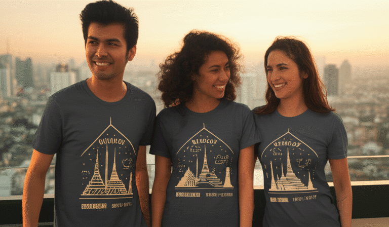 เสื้อพิมพ์ลายกรุงเทพมหานคร โดยโรงงาน KDC SPORT