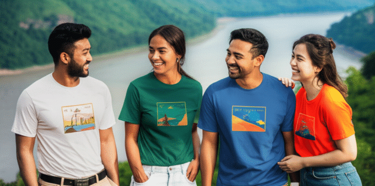 เสื้อพิมพ์ลายกาญจนบุรี โดยโรงงาน KDC SPORT