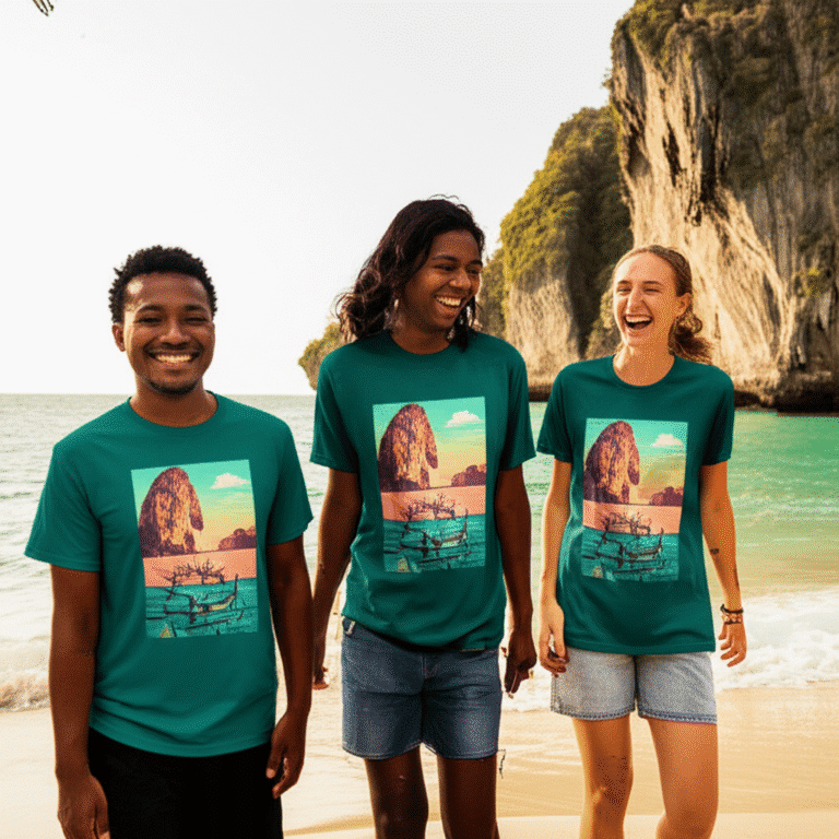 เสื้อพิมพ์ลายกระบี่ โดยโรงงาน KDC SPORT