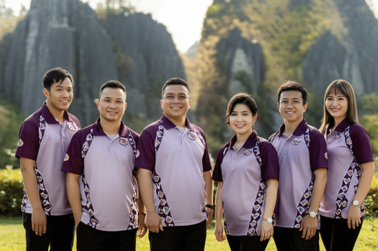 เสื้อพิมพ์ลายราชบุรี โดยโรงงาน KDC SPORT