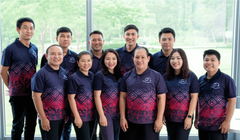 เสื้อพิมพ์ลายลำพูน โดยโรงงาน KDC SPORT