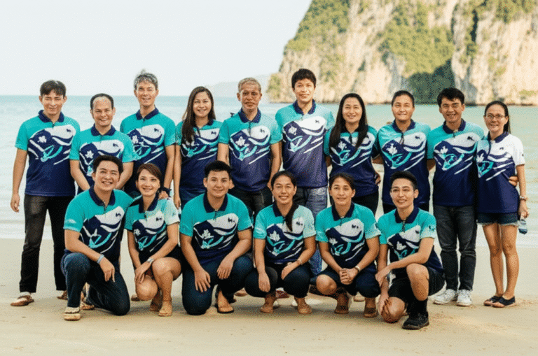 เสื้อพิมพ์ลาย กระบี่ โดยโรงงาน KDC SPORT