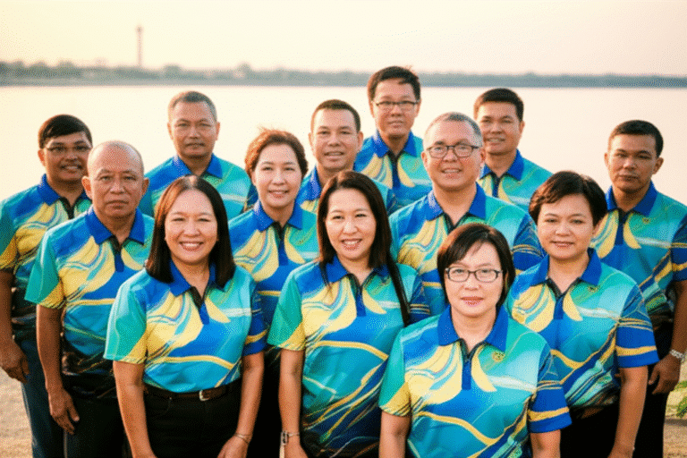 เสื้อพิมพ์ลาย มุกดาหาร โดยโรงงาน KDC SPORT